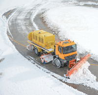 Véhicule de déneigement multifonctionnel d'isuzu 6x6