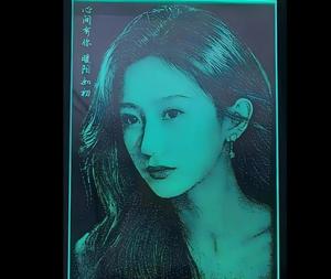 คำสารภาพรักโรแมนติก, ภาพวาดบนกระจก, จอ LED แบบกำหนดเองสำหรับรูปคู่รัก, ของขวัญเซอร์ไพรส์วันครบรอบวันวาเลนไทน์ 520 - Product Image 1