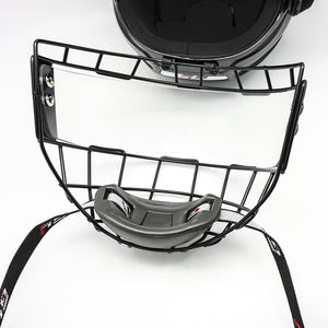 Un Escudo de <span class=keywords><strong>casco</strong></span> de hockey híbrido transparente que integra una media visera y una jaula de burbujas para una seguridad y visibilidad inigualables - Product Image 5