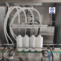 Machine de remplissage de liquide automatique bouteille de jus eau boisson 2-5 gallons machine de remplissage de liquide automatique à 4 têtes