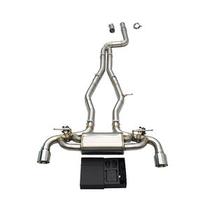 Silencieux d'échappement Catback avec système de soupape pour <span class=keywords><strong>Toyota</strong></span> <span class=keywords><strong>Supra</strong></span> A90/A91 MK4/MK5 3.0T 2020-2023, tuyau d'échappement en acier inoxydable de course - Product Image 1