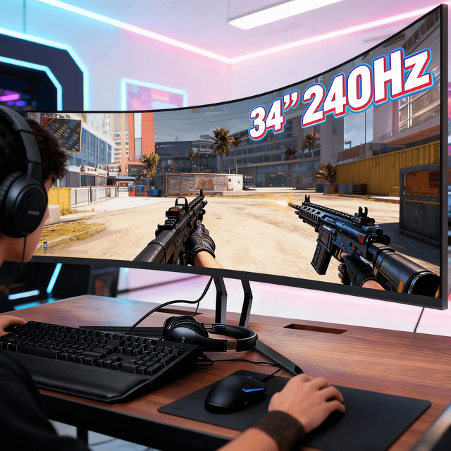 Fast Delivery Stock 27inch 4K Gaming Office Monitor 3840*2160p Flat 60Hz 4ms PC Computer Screen