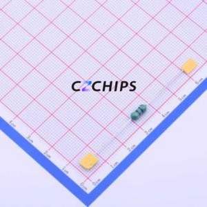 Inductor de Anillo de Color CKL0410*47uH/J-CCA T / Componente de Orificio Pasante (THT), D4xL10.5mm 47uH 5% 340mA 1.22Ohm - Product Image 1