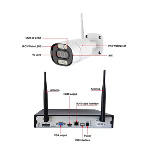 <span class=keywords><strong>Kit</strong></span> NVR <span class=keywords><strong>Wifi</strong></span> 8 canaux 3MP <span class=keywords><strong>Kit</strong></span> caméra extérieure étanche IP66 Système de caméra de vidéosurveillance IP CCTV sans fil - Product Image 4