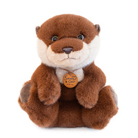 Peluche Otter en coton unisexe pour enfants, poupée de sommeil, cadeau d'anniversaire pour petit ami et petite amie, décorations aquatiques mignonnes