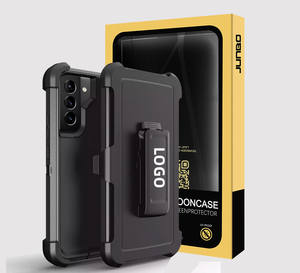 Funda Rígida para Teléfono de Marca TOP Sale para Samsung S23 Ultra, Armadura de Soldado 360, Híbrida, Antigolpes, con Clip Trasero para Samsung Galaxy S23 - Product Image 1