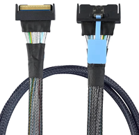 Cable Adaptador de Conexión de Servidor Slimline SAS MCIO SFF-8654 8I 50 74P de Cobre PCIe a MCIO 8654