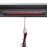 Barre de protection universelle pour pick-up avec support de lumière LED, barre de chargement sportive en acier, capacité de charge de 300 kg, revêtement électrostatique en poudre, Hilux