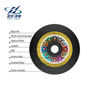 Câble à fibres optiques monomode ADSS G657a1 G652d, 2-144 fibres, portée 100 120 150 200m, double gaine, prix au mètre, vente en gros - Product Image 3