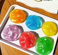 2026 Tiktok Viral Slushy Squishy TPR Material Crunchy ASMR Sound Heavy Hand Feel Squeeze Ball Stress Reliever Stocking Stuffers