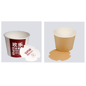 กล่องใส่<span class=keywords><strong>ไก่</strong></span>ทอดแบบกลมมีช่องใส่ขนมขบเคี้ยวสี่ช่อง - Product Image 4