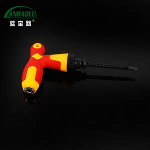 Destornillador Multifuncional Anbaolu de Cambio Rápido, Cabeza Plana, Magnético, Mango Antideslizante, Herramienta de Bricolaje, Pieza Individual - Product Image 3