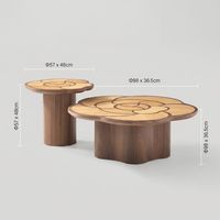 Table basse minimaliste mobile en bois massif, plus de 500 modèles exclusifs |   Table basse Choice Center |   Ensemble de meubles de salon de luxe en stock