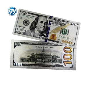 Banconota Personalizzata <span class=keywords><strong>da</strong></span> 100 <span class=keywords><strong>Dollari</strong></span> USA in Oro 24k Placcato - Product Image 4