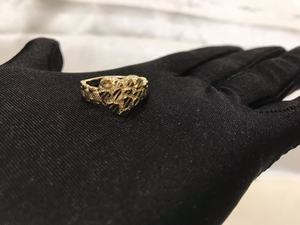 Anello Personalizzato in Acciaio Inossidabile Placcato Oro 18K con Taglio Diamante, Anello a Pepita con Cartone Animato, Gioielli Carini per Donne e Ragazze, Idea Regalo - Product Image 4