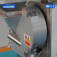 Hoge Efficiëntie Multifunctionele Groente Snijmachine Commerciële Snij- en Schaafmachine voor Ui, Aardappel en Bladgroenten