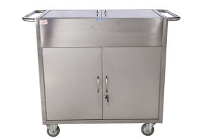 Carro de acero inoxidable Hochey Medical 304 para restaurante, carrito de mano para comida y bebida - Product Image 2