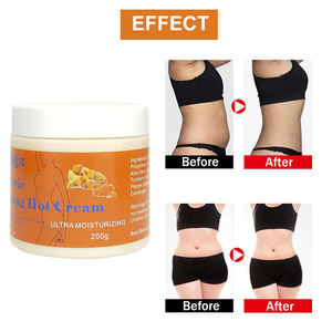 Crema caliente adelgazante plana de barriga de cúrcuma de 7 días al por mayor para adultos Crema para perder peso con ingredientes naturales - Product Image 2