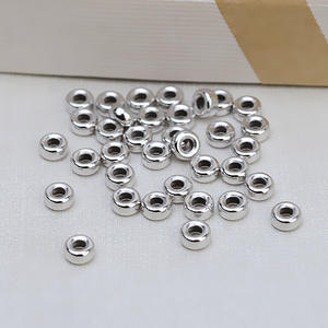 10 perles décoratives DIY en argent S925, entretoises en acrylique, matériau abacus, accessoires de perles de qualité supérieure 1570 - Product Image 3