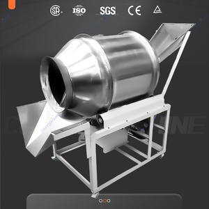Multifunctional Auto Feeding Rotary Drum Mixer <b>Copper</b> Core Motor Thickened Stainless Barrel High Efficient Dry <b>Powder</b> Granule - Product Image 3