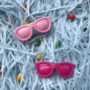 Lindas Mini Gafas de Resina, Decoración de Muñecas, Accesorios de Joyería Hechos a Mano, Material de Belleza para Carcasas de Teléfono Móvil - Product Image 4