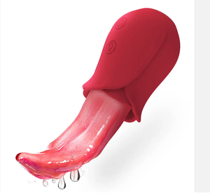Vibromasseurs à langue réaliste à 10 vitesses pour femmes, stimulation du clitoris et des mamelons, jouets sexuels pour couples adultes - Product Image 1