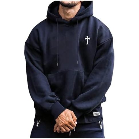 Croix bleu foncé