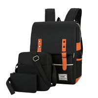 Nueva Mochila Escolar Impermeable de Tres Piezas con Cierre Oxford, Mochila para Computadora, Regalo Empresarial, para Actividades al Aire Libre, de Gran Capacidad