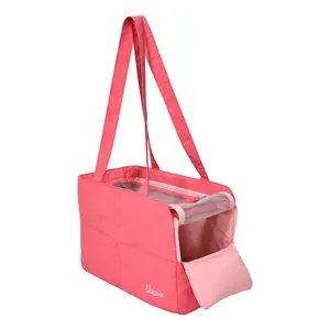 Borsa per cani di design alla moda per animali domestici di colore estivo rosa