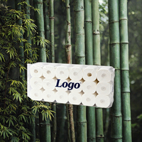 Papier toilette personnalisé 1 pli, jetable, écologique, absorbant, ultra doux, résistant, en pâte de bambou, marque ODM, fabriqué en Guangdong, vente en gros