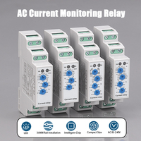 CNTD CDA6-216A1 IP20 35mm Rail DIN Interrupteur DPDT à temporisation Relais de surveillance de courant alternatif AC85-240V Protection contre les surintensités en époxy