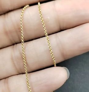 Xinfly Tarnish Free Waterproof Wholesale Type 14K Plated <b>Copper</b> Rolo <b>Chain</b> Necklace Bracelet - Product Image 3