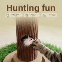 Jouet pour chat, grand grattoir pour chat de 88 cm de haut (34,6 pouces)