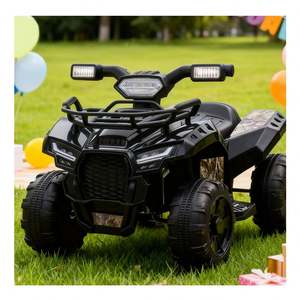 Voiture à pédales en plastique durable pour tout-petits, voiture jouet pour enfants alimentée par batterie avec ceinture de sécurité et roues LED pour le plaisir en intérieur et en extérieur - Product Image 4