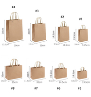 Bolsa de Papel Kraft Marrón para Regalo, Material de Papel Kraft, Bolsa de Compras, Bolsa de Regalo para Tienda, Bolsa de Papel Grande para Ropa, para Empacar Pantalones