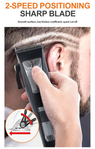 Kit de Barbería Altamente Recomendado, Cortadora de Pelo Eléctrica Profesional Inalámbrica para Hombre - Product Image 2
