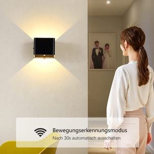 Lámpara de Pared Recargable por USB, Luz Interior para el Hogar con Sensor de Movimiento, Lámpara de Noche para Dormitorio, Lámpara Decorativa para Pasillo y Escaleras, Lámpara de Pared LED - Product Image 2
