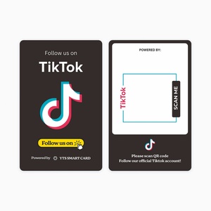 บัตรธุรกิจ NFC PVC พร้อม QR Code สำหรับธุรกิจบน Facebook, TikTok, โซเชียลมีเดีย, รีวิว, คีย์ VIP, พลาสติก UHF RFID NFC PVC - Product Image 6