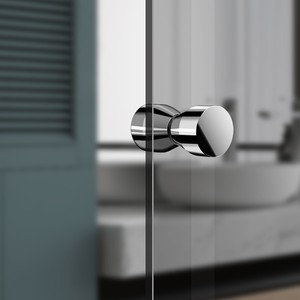 Factory Sale Modern Metal Zinc Alloy Hollow Shower Room Sliding <strong>Door</strong> <strong>Knobs</strong> <strong>Finger</strong> Pull Handle - Product Image 5