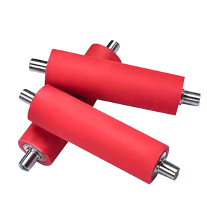 Cao su-tráng Con lăn chất lượng cao Nhà cung cấp cao su băng tải con lăn <span class=keywords><strong>Polyurethane</strong></span> con lăn cao su - Product Image 6