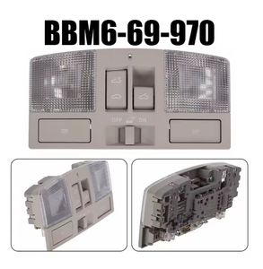 Konsol lampu baca atap mobil, pengganti plastik Interior abu-abu dengan saklar Sunroof untuk Mazda 3 2010-2013 - Product Image 2
