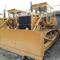 Bulldozer CAT D7G d'occasion en parfait état avec ripper, garantie de 6 mois, prix bas, série CAT originale