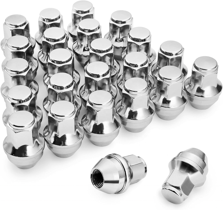 24 Pcs M14x1.5 Chrome Plated Hex 21mm Wheel Lug Nuts For Ford F150 Buy Wheel Nuts lug Nuts