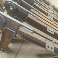 Pièces de machines de construction fabriquées sur mesure, support en A soudé pour équipements lourds