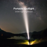 Mini lampe LED suspendue magnétique portable étanche et rechargeable pour le camping, éclairage d'extérieur pour tente de randonnée