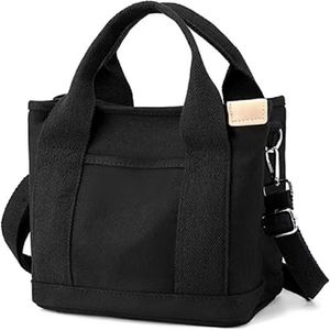 Plain Cotton Bags Women Recycled Reusable Fabric Embroidered Tote Canvas Bag With Shoulder Strap - Product Image 5