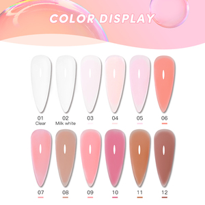 Nhãn Hiệu Riêng Nail Nguồn Cung Cấp Thạch Mở Rộng Gel Biểu Tượng Tùy Chỉnh 15Ml 0.5Oz Điêu Khắc Móng Tay Cứng Gel Nail Builder - Product Image 4