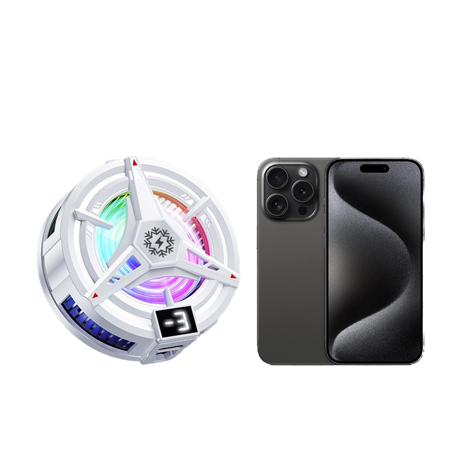 Customized Cooling ABS Foldable Magnetic Mobile Phone Cooler Radiator Holder Live Gaming Features Accessory