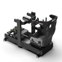 aluminium simulateur de cockpit de course siège voiture conduite simulateur de course jeu de cockpit simulateur de course
