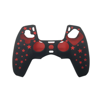 Housse de protection en silicone pour manette PS5 DualSense, impression laser, antidérapante et anti-poussière, ergonomique avec un design à motifs vibrants